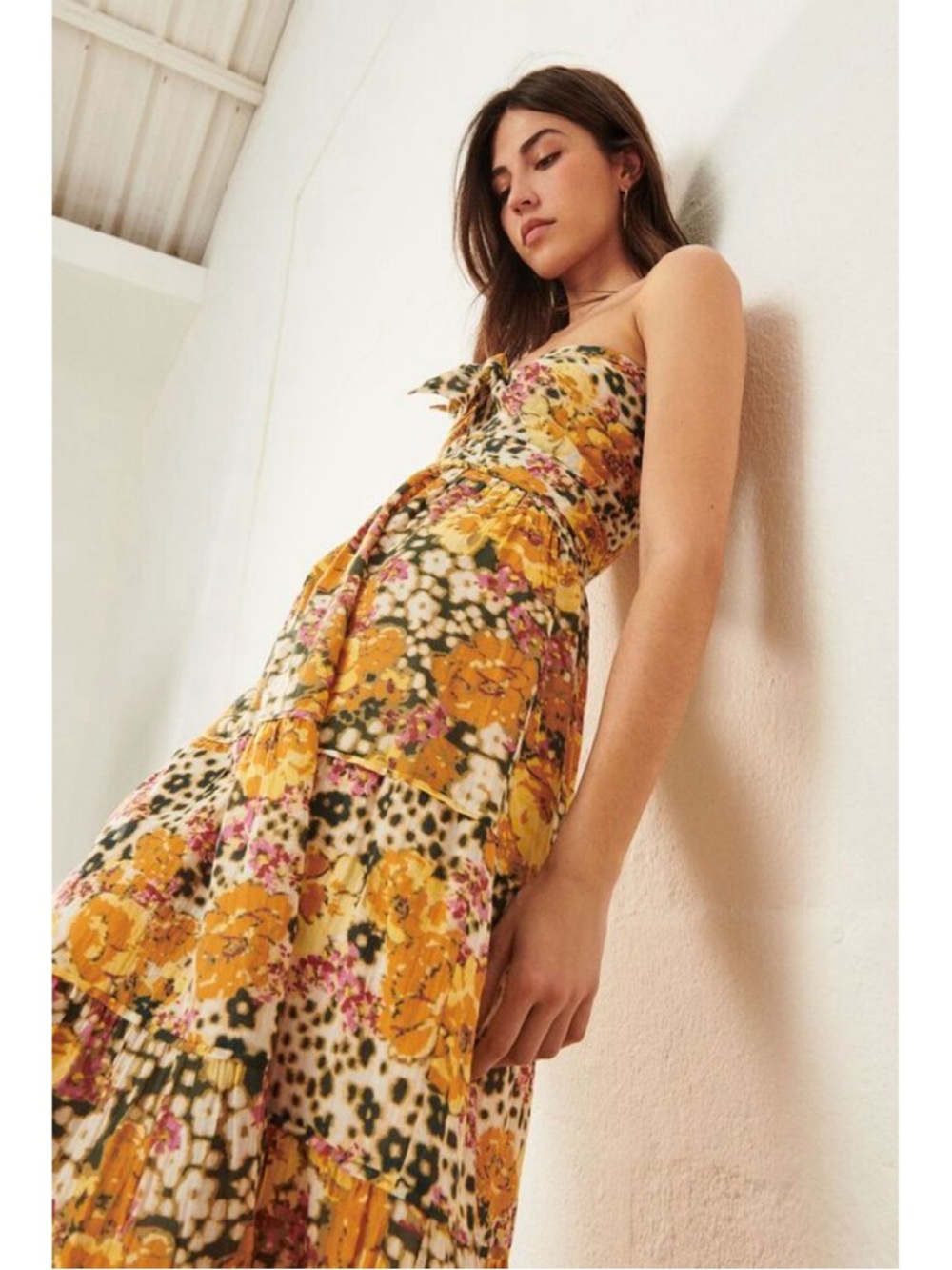 BA&SH floral maxi dress